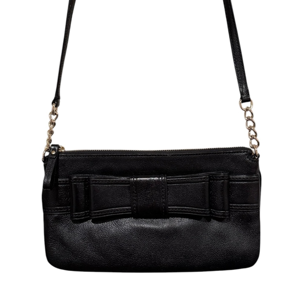 Kate Spade Villabella Avenue Celina Black Bow Crossbody Shoulder Bag - Picture 3 of 8